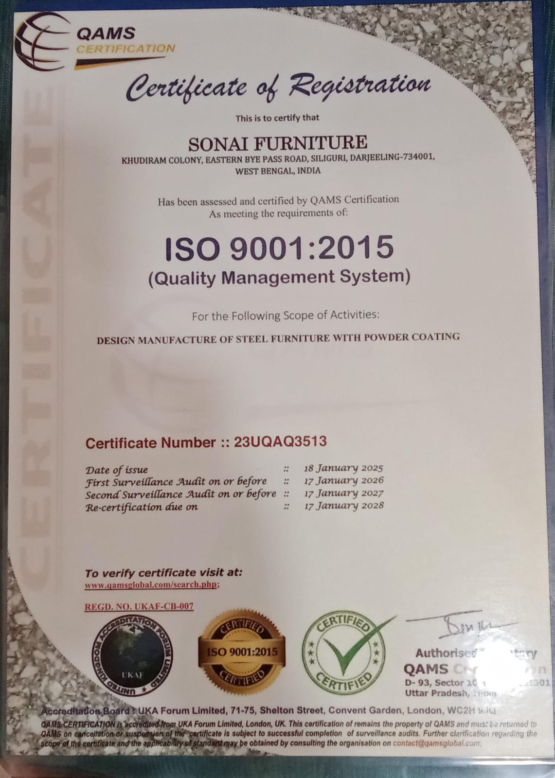 OHSAS Certification